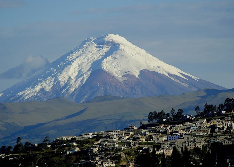 Quito's volcanic backdrop, Ecuador