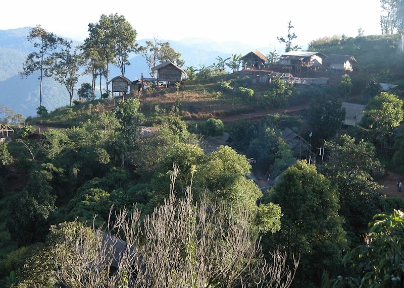 View to Lahu Outpost, Chiang Mai
