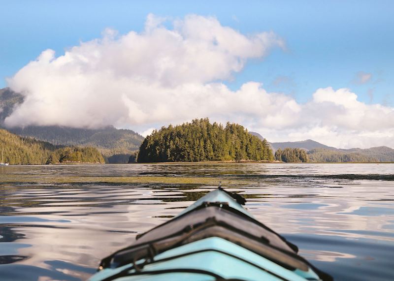 Sea Kayaking to Meares Island, Tofino