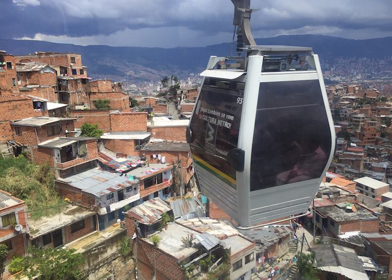 Cable car in Medellín