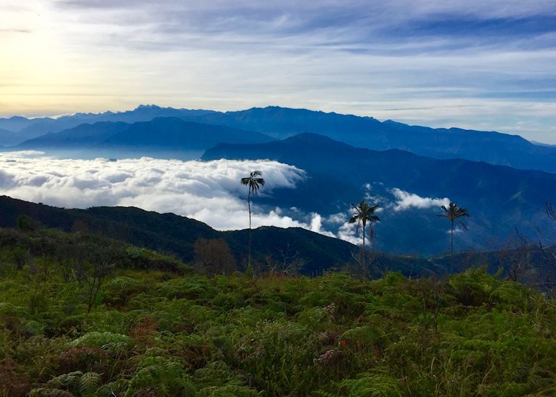 Sunrise over the San Lorenzo ridge
