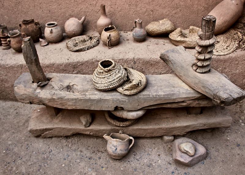 Pottery at Kasbah Amridil