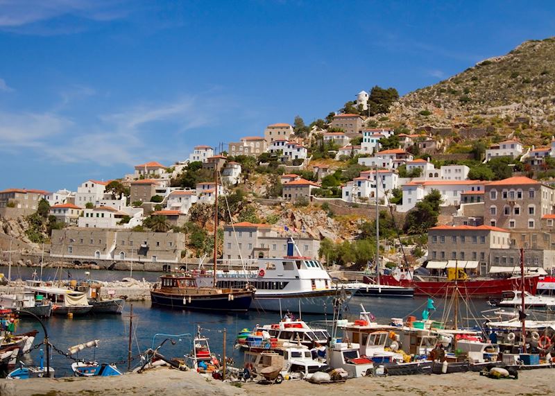 Local fishing boats, Hydra