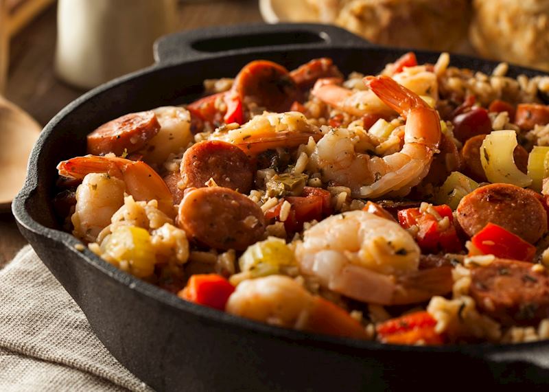 Spicy Homemade Cajun Jambalaya