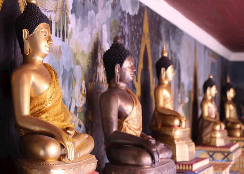 Buddhist statues in Doi Suthep in Chiang Mai