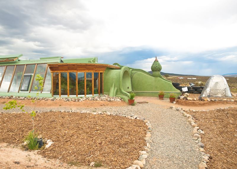 Earthship visitors centre