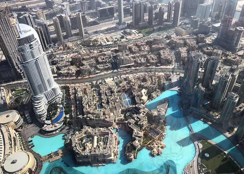 Burj Khalifa fountains, Dubai