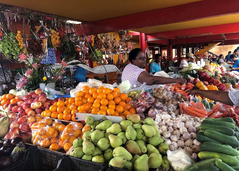 Victoria market stall