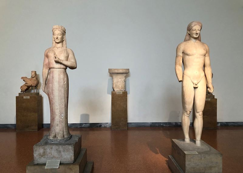 Kouros and Kore, National Archaeological Museum