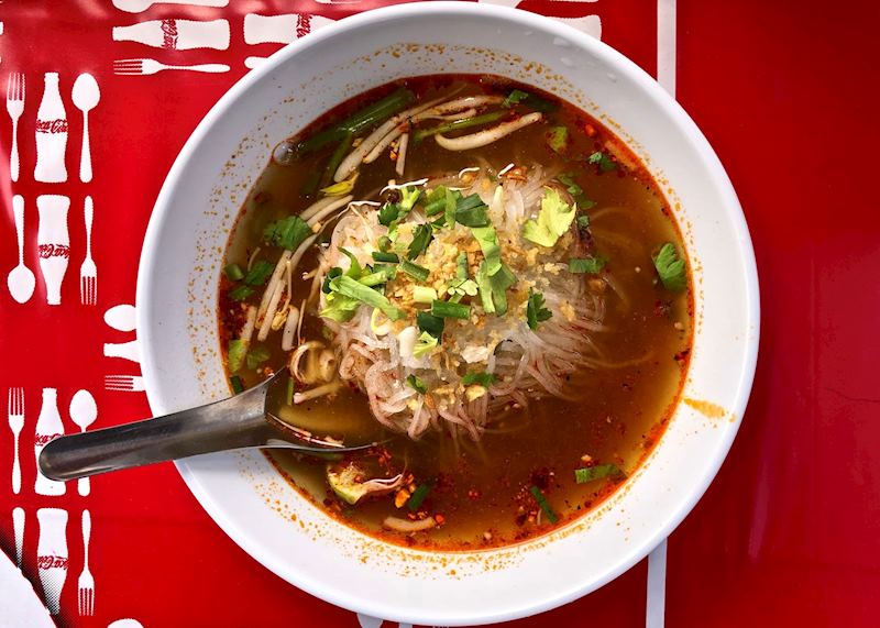 Sweet and sour soup in Thailand