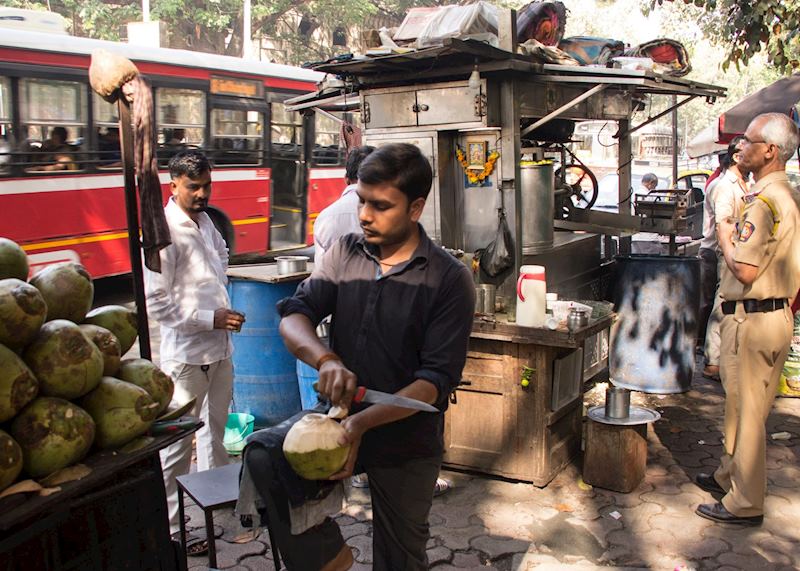 Fresh coconut wallah, Kala Ghoda