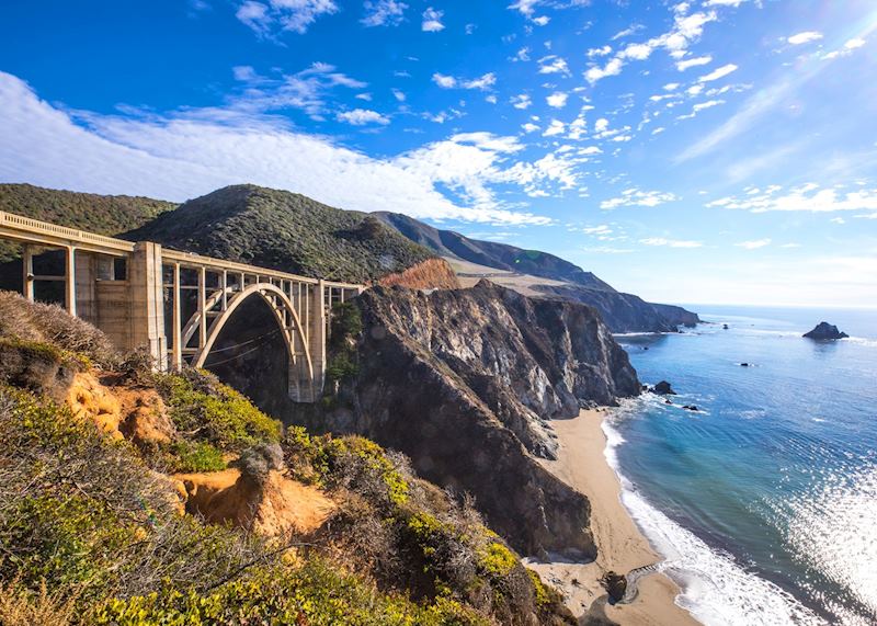 Bixby Bridge and Pacific Coast Highway 1