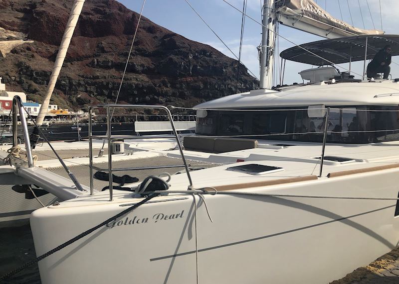 Catamaran, Santorini