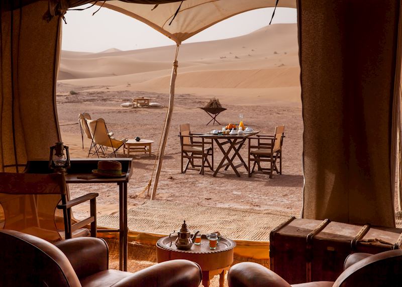 Courrier sud tent, Azalai Desert Camp, Erg Chigaga