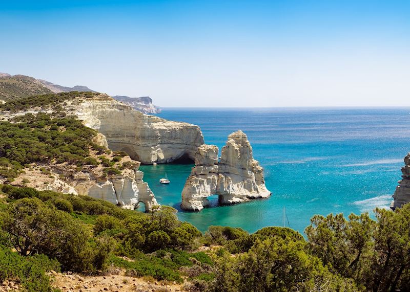 Kleftiko rocks, Milos