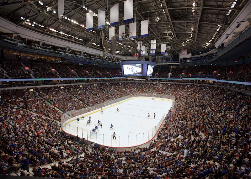 National Hockey League Game at Rogers Arena, Vancouver