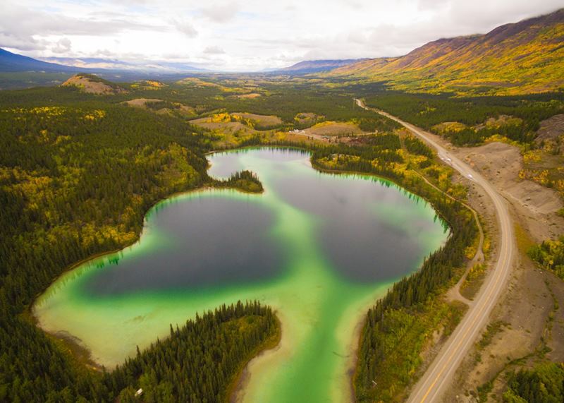 Emerald Lake, Kluane National Park, near Haines Junction, Yukon