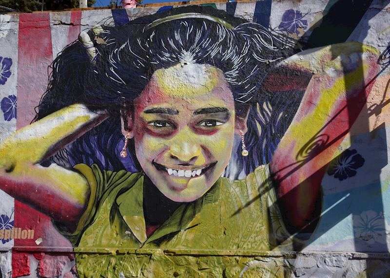 Street art in Valparaiso