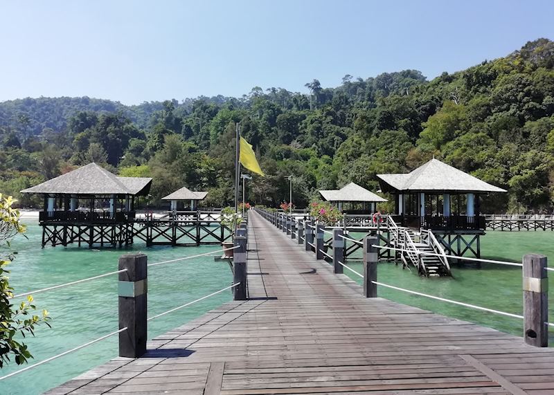 Bungaraya Resort jetty