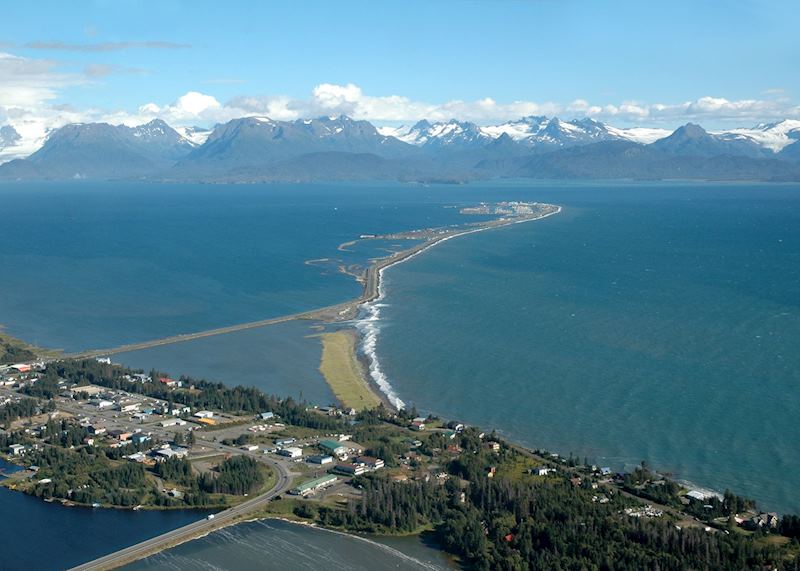Views over Homer and Kachemak Bay, Alaska