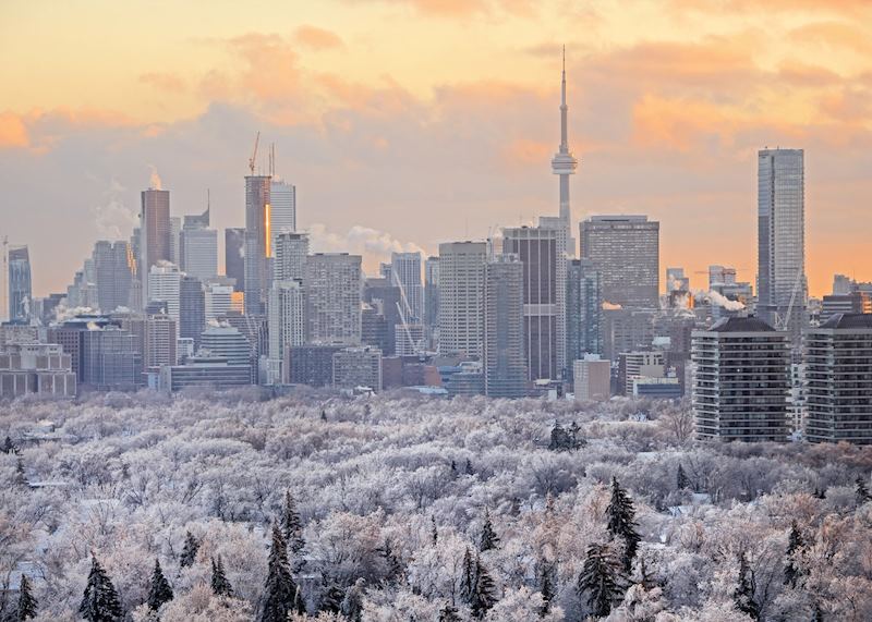 A snow covered Toronto