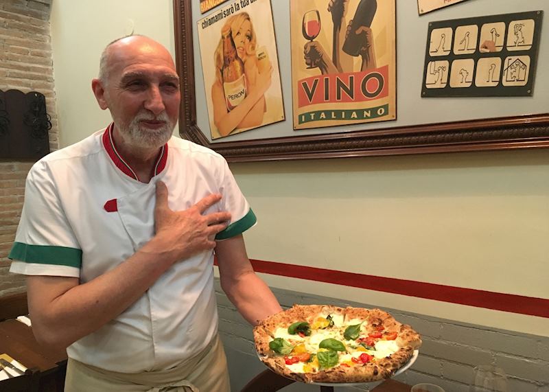 Frank and his finished product