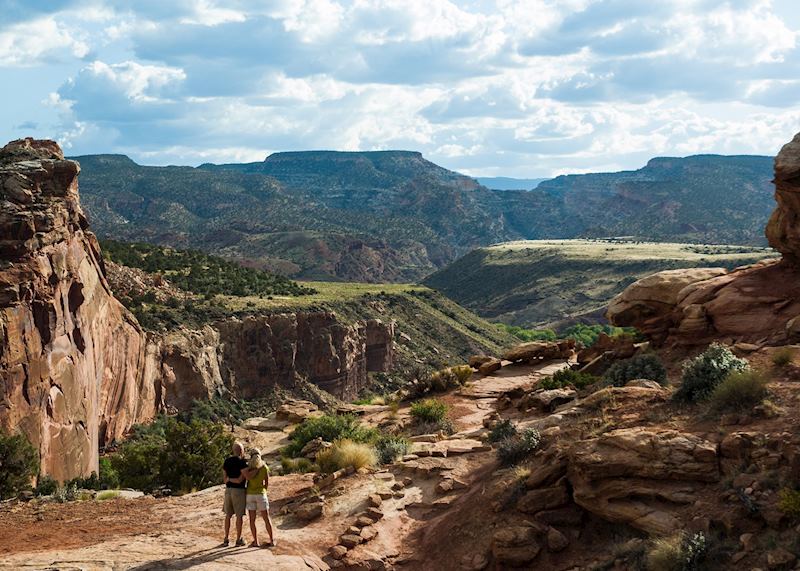 Hikers taking in the view, Capitol Reef National Park
