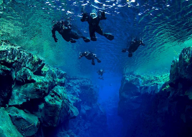 Snorkel at Silfra in Þingvellir National Park, Þingvellir National Park