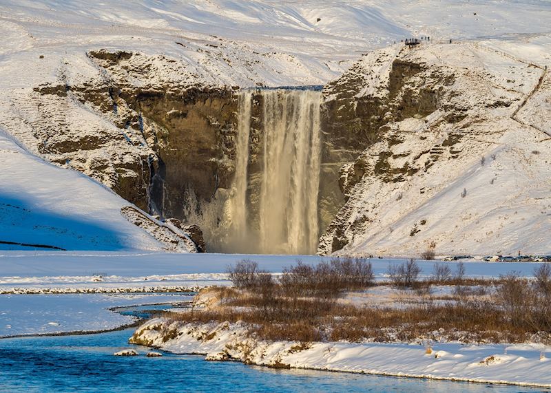 Skógafoss waterfall