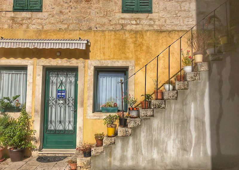 Staircase in the old town, Šibenik