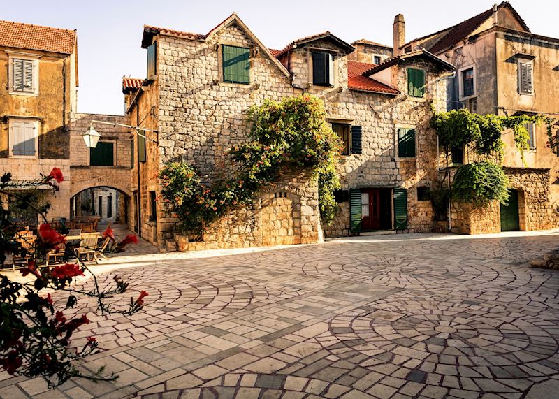 Cobbled streets of Stari Grad, Hvar