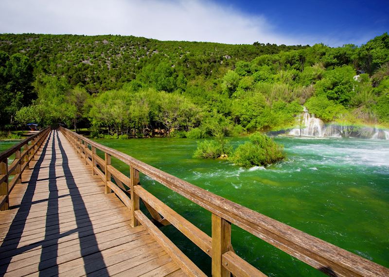 Walking trails at Krka National Park, Croatia