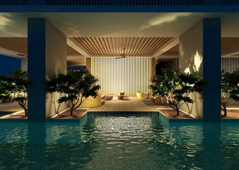Swimming pool and lounge