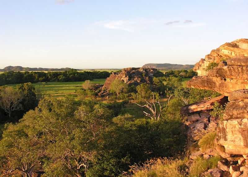 Ubir rock at sunset