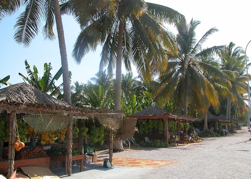 Salalah fruit stalls