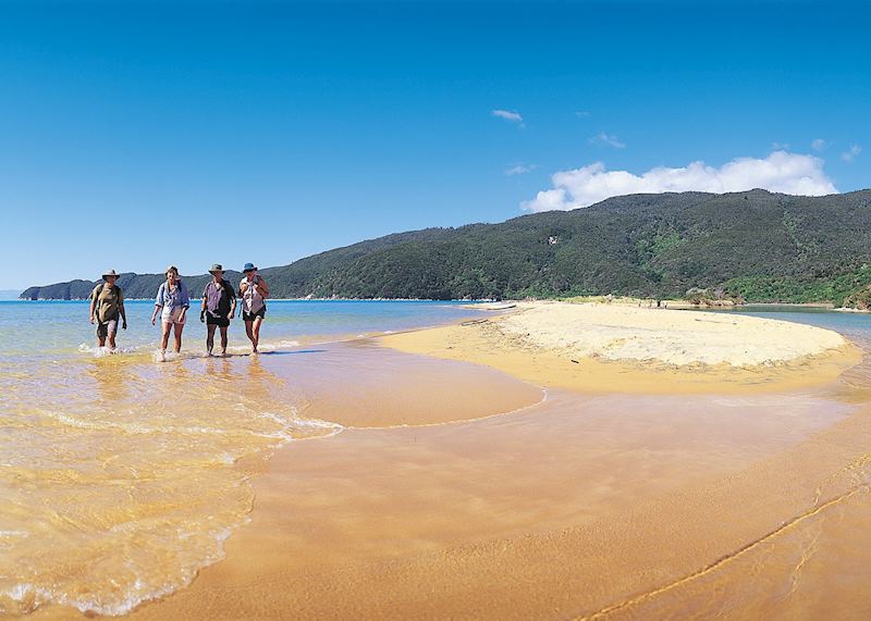Walking in the Abel Tasman National Park