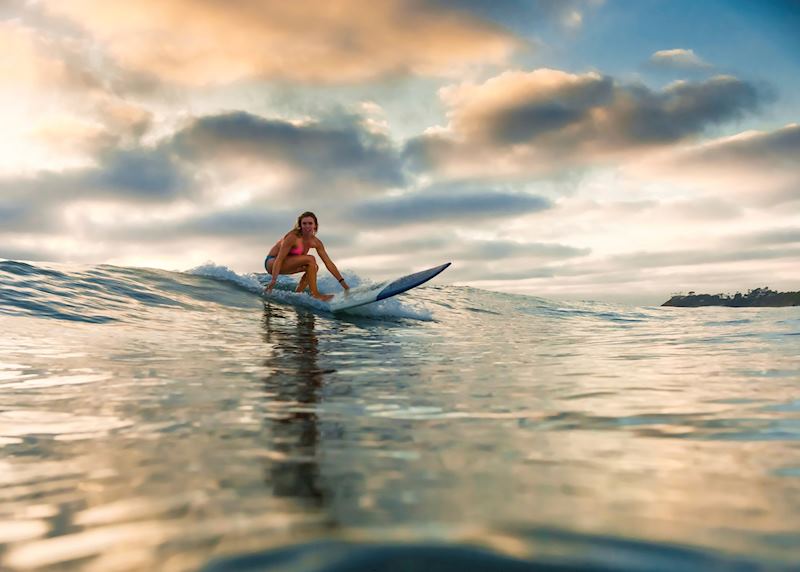 Surfing in San Diego