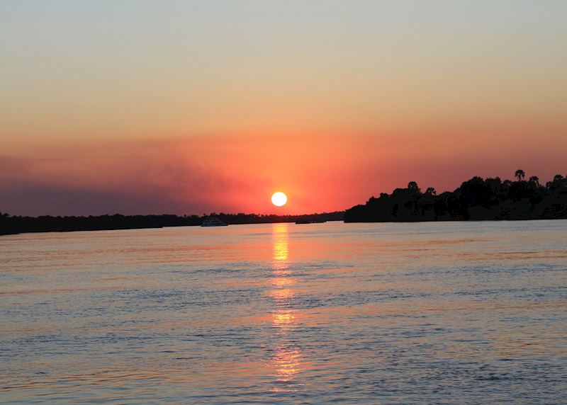 Sunset over the Zambezi