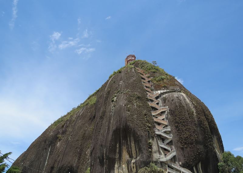 Stairs leading up to magnificent views of Guatape