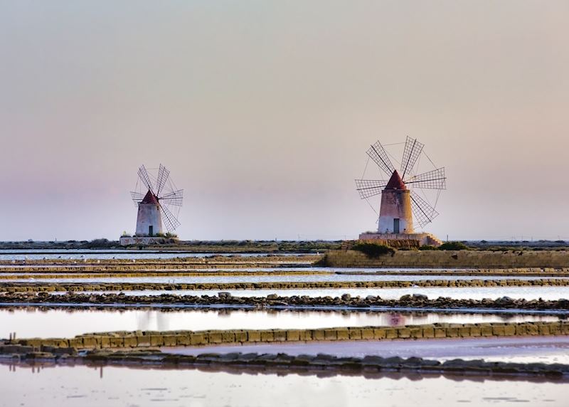 Salt mills, Trapani 