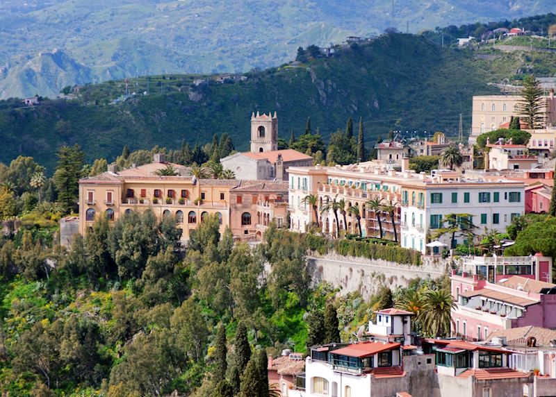 Hilltop town, Taormina