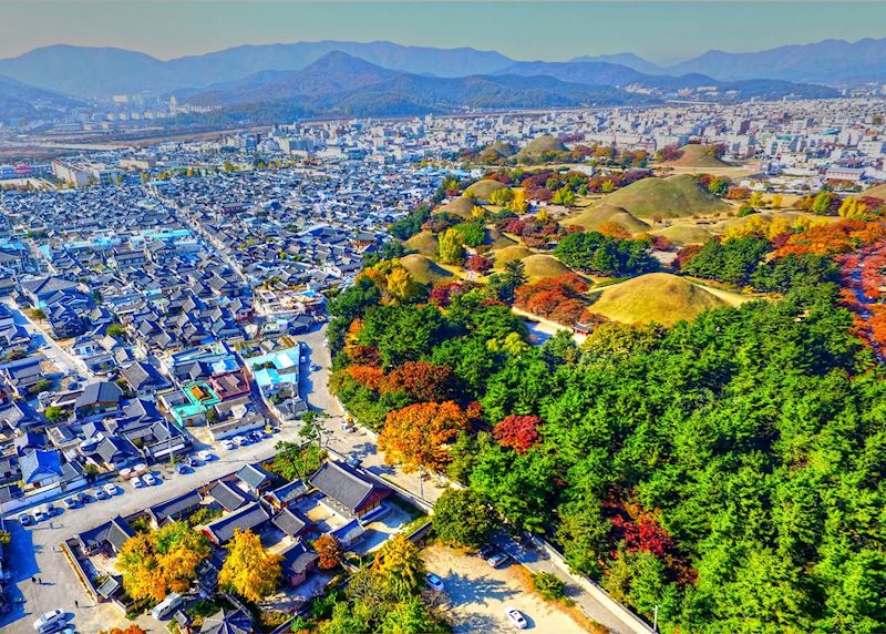 Bird's eye view of Gyeongju