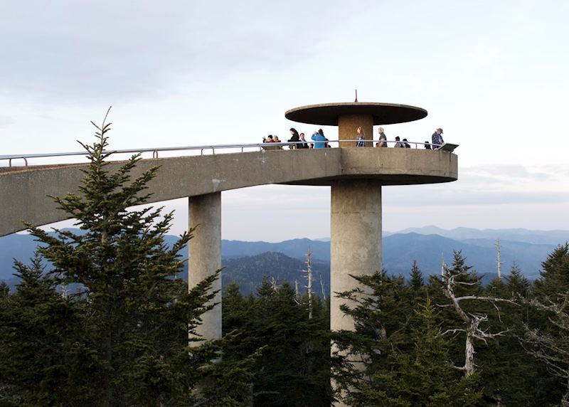 Clingmans Dome in Great Smoky Mountains National Park