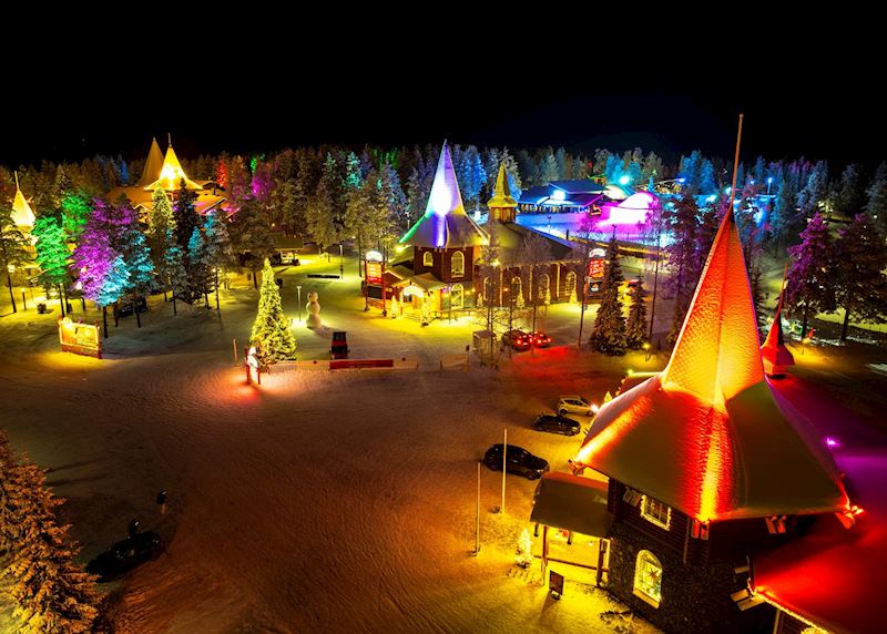 Santa village in Rovaniemi, Finnish Lapland