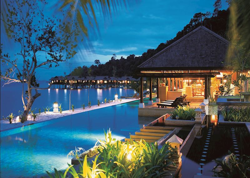 Lap pool at the Spa Village, Pangkor Laut Resort, Pangkor Laut