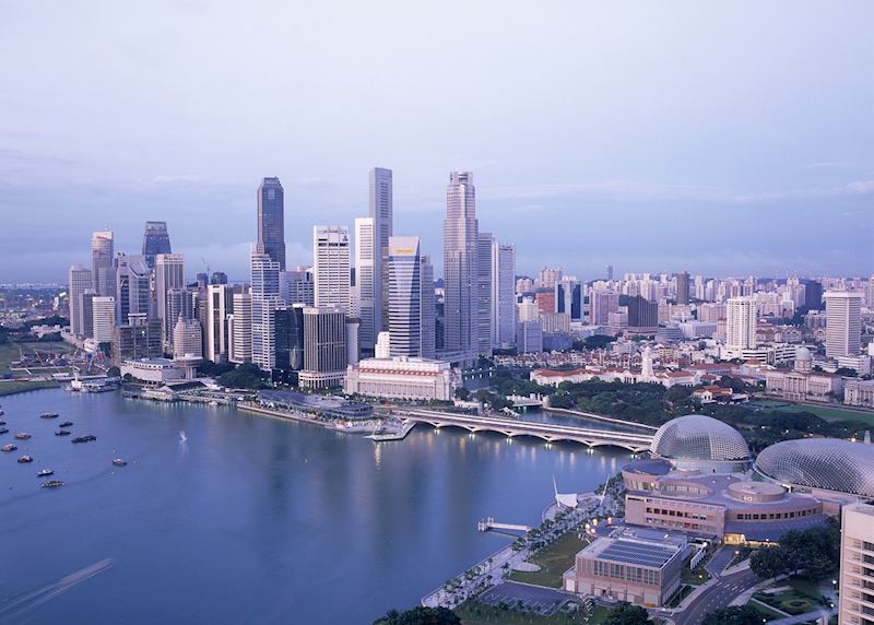 One Fullerton and quay area, Singapore