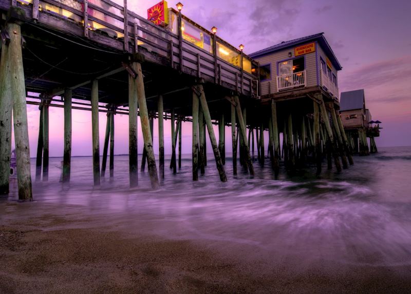 Old Orchard Beach Pier near Kennebunkport