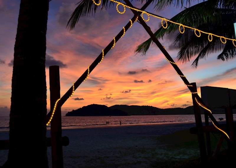Sunset from the Beach Garden Restaurant, Cenang, Langkawi