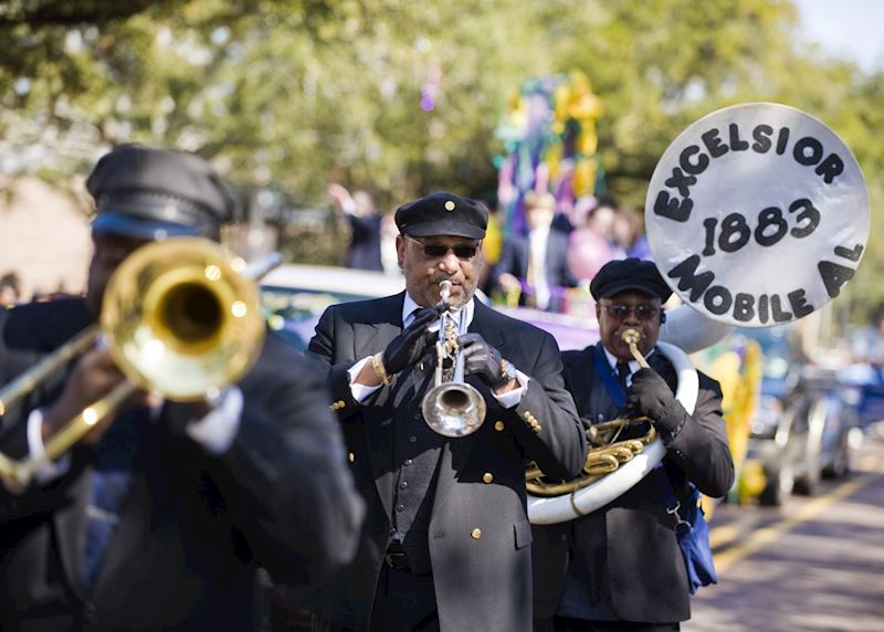 Excelsior Band, Mobile Mardi Gras