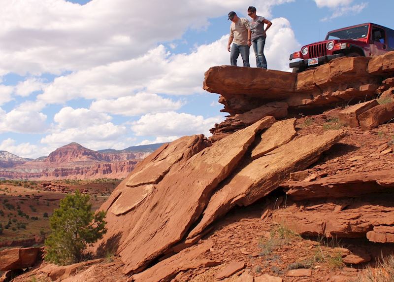 Admiring the views in Capitol Reef National Park